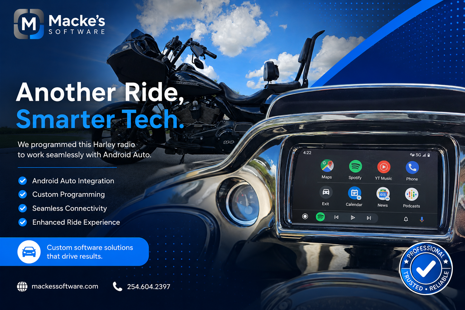 Harley Android Auto programming project